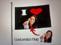 Custom I Heart Flag