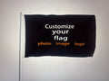 Custom text/photo/logo/image flag